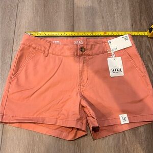 ANA Women's Salmon Colored  Shorts Size 8 NWT